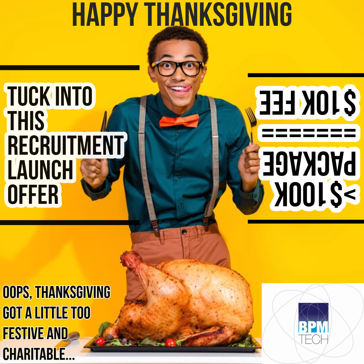 LinkedIN Thanksgiving Ad